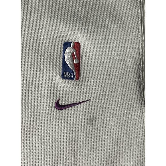 Los Angeles Lakers Shirt Mens 2XL White Purple Gold NBA Basketball Nike Half Zip - Picture 4 of 16
